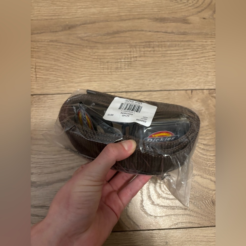 Dickies webbed brown belt